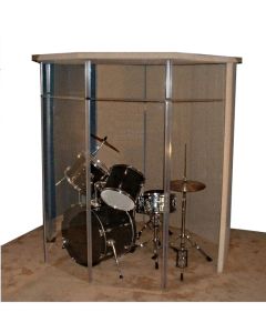 Drum Shield - DrumPerfect "Silencer" Performance Booth Practice 6